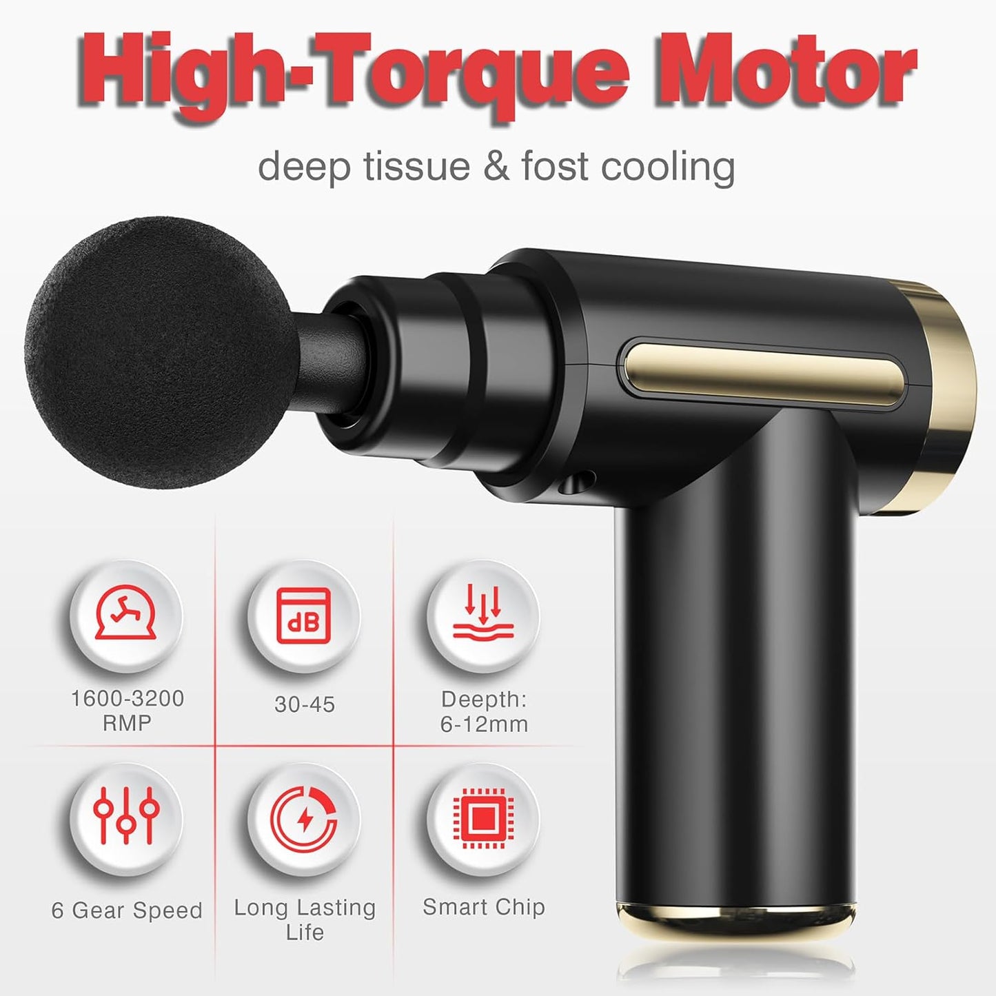 Cordless Deep Tissue Massage Gun