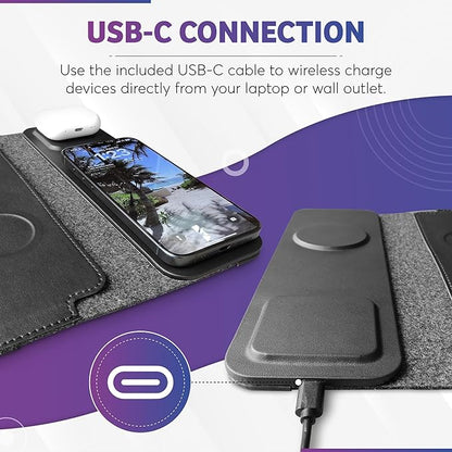 4 in 1 Wiresless Charging Laptop Sleeve