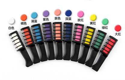 Colorful Hair Dye Comb (10 Pcs)