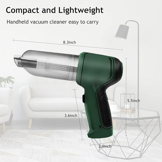 TurboVac™ Pro - Portable Car & Home Vacuum Cleaner
